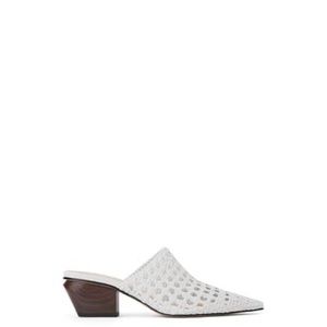Zara Shoes - White woven Zara cowboy mules Zara Shoes - White woven Zara cowboy mules